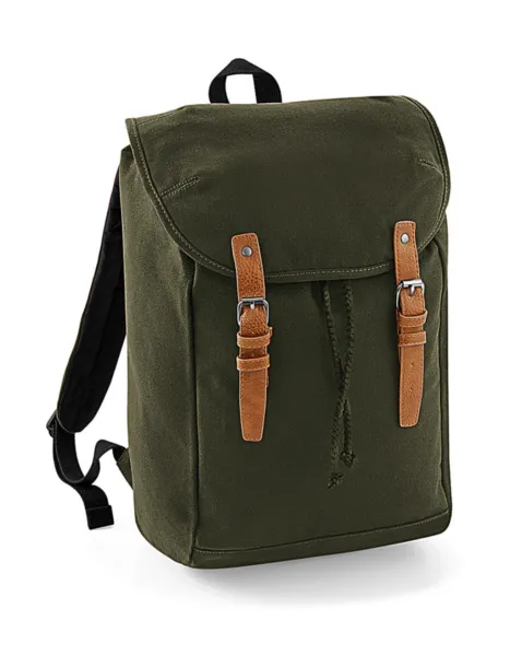  Vintage Backpack - Quadra Military Green