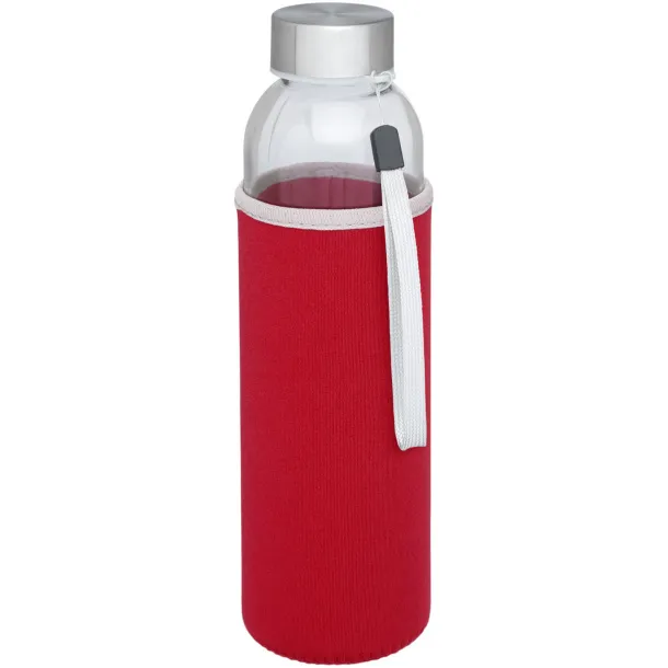 Bodhi 500 ml glass sport bottle Red