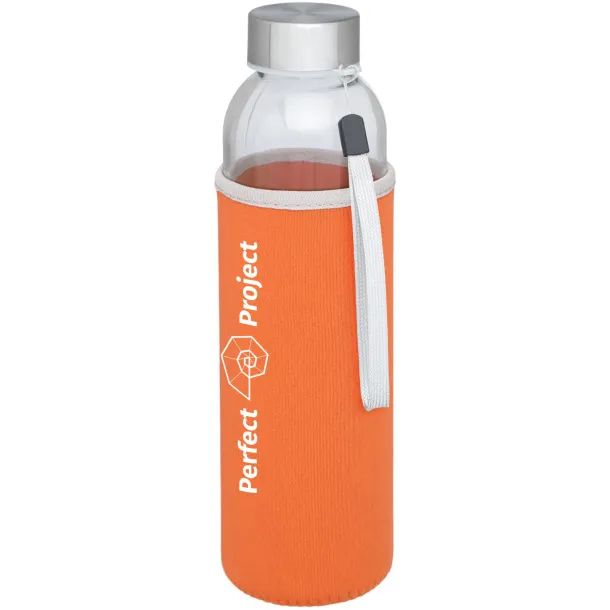 Bodhi 500 ml glass sport bottle Orange