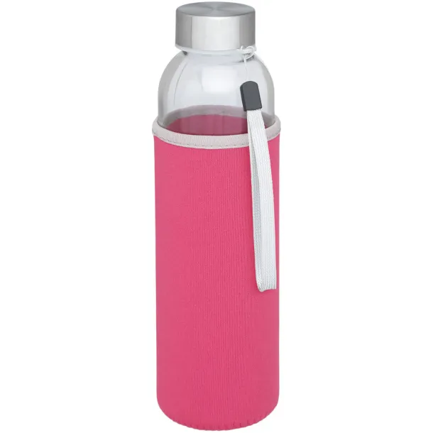 Bodhi 500 ml glass sport bottle Transparent pink