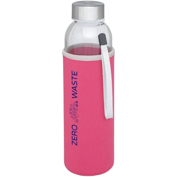 Bodhi 500 ml glass sport bottle Transparent pink