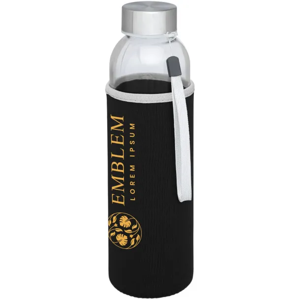 Bodhi 500 ml glass sport bottle Solid black