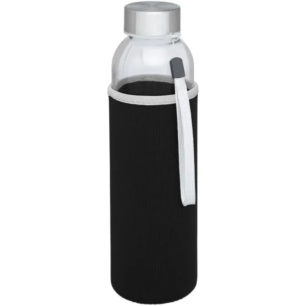 Bodhi 500 ml glass sport bottle Solid black