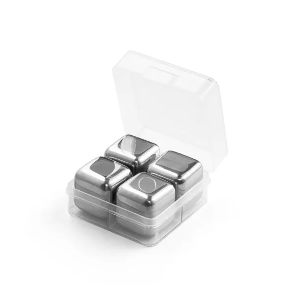 GLACIER Steel Cube Set Silver