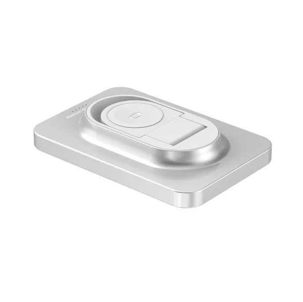  Urban Vitamin Malibu prijenosna baterija od RCS plastike/aluminija, 5 000 mAh - Urban Vitamin Srebrna