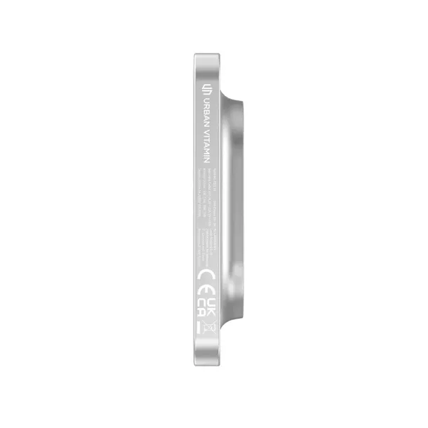  Urban Vitamin Malibu prijenosna baterija od RCS plastike/aluminija, 5 000 mAh - Urban Vitamin Srebrna