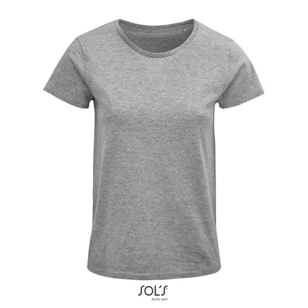 CRUSADER WOMEN TSHIRT-150g Grey Melange