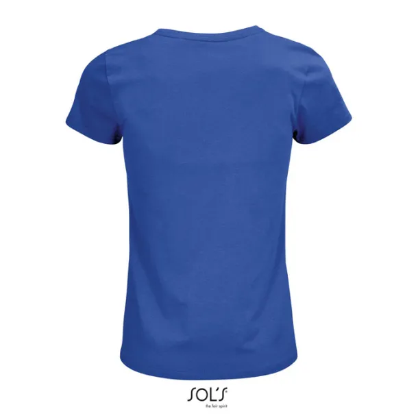 CRUSADER WOMEN TSHIRT-150g Royal blue