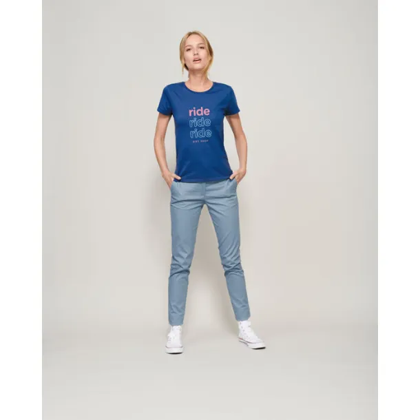 CRUSADER WOMEN TSHIRT-150g Royal blue