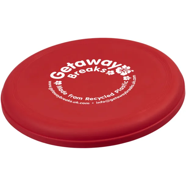 Orbit recycled plastic frisbee - Unbranded Red