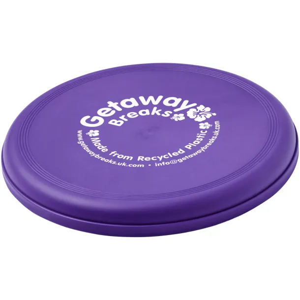 Orbit recycled plastic frisbee Purple