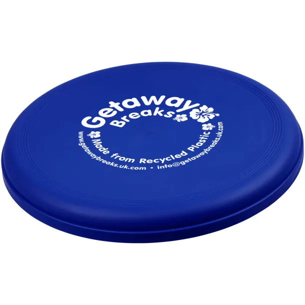 Orbit recycled plastic frisbee Blue