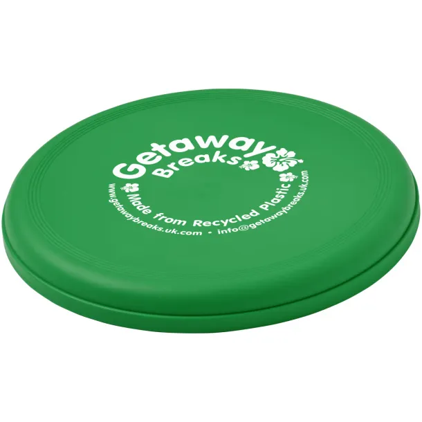 Orbit recycled plastic frisbee Green