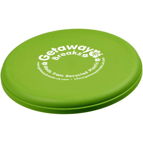 Orbit recycled plastic frisbee Lime