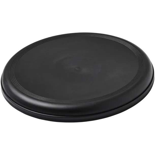 Orbit recycled plastic frisbee Solid black