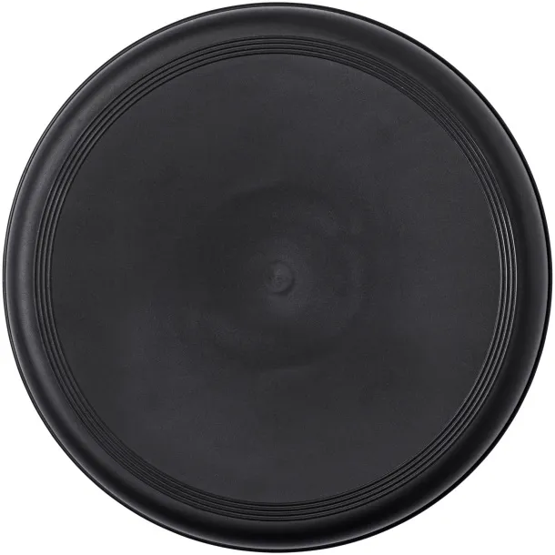 Orbit recycled plastic frisbee Solid black