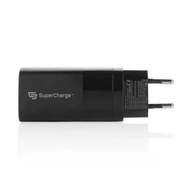  Philips Ultra fast 3-port USB wall charger 65W - Philips Black 