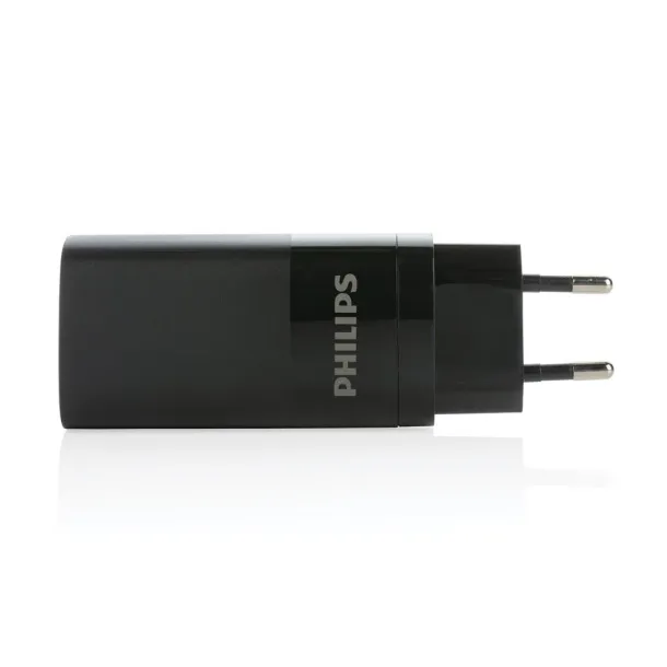  Philips Ultra fast 3-port USB wall charger 65W - Philips Black 