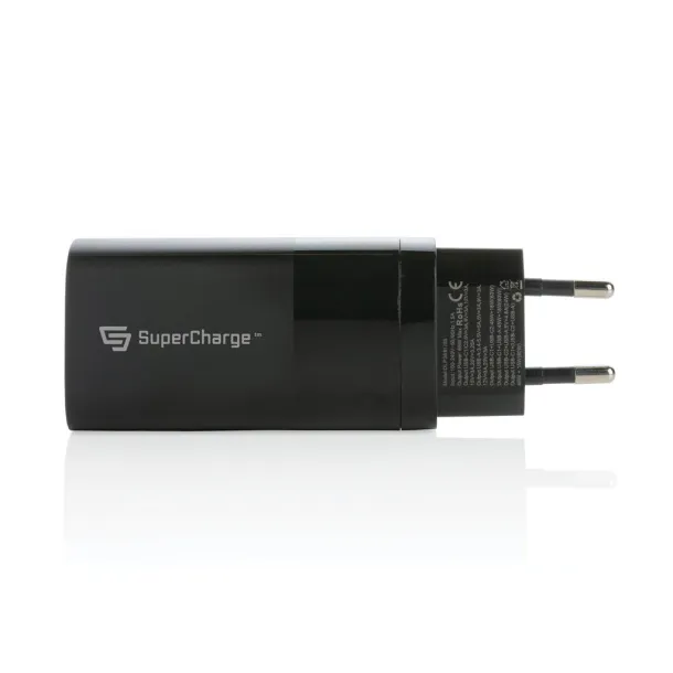  Philips Ultra fast 3-port USB wall charger 65W - Philips Black 