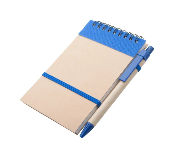 Ecocard notebook Blue Natural