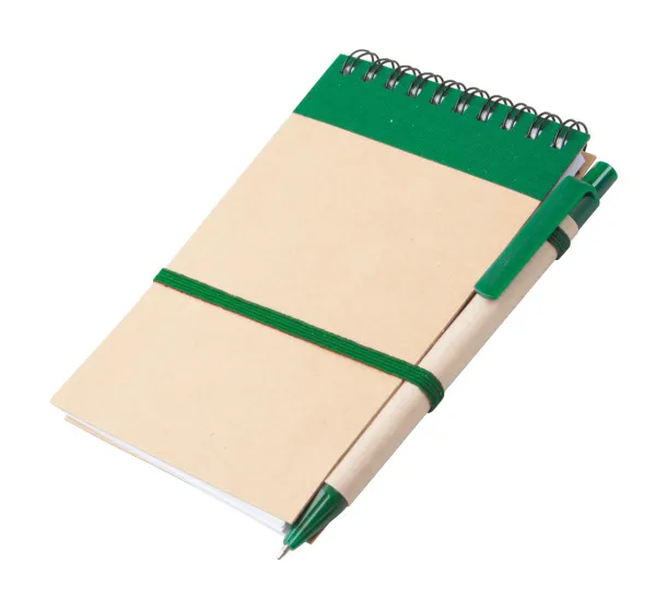 Ecocard notebook Green Natural