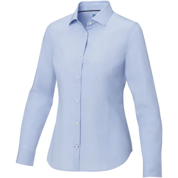 Cuprite long sleeve women's GOTS organic shirt - Elevate NXT Light blue