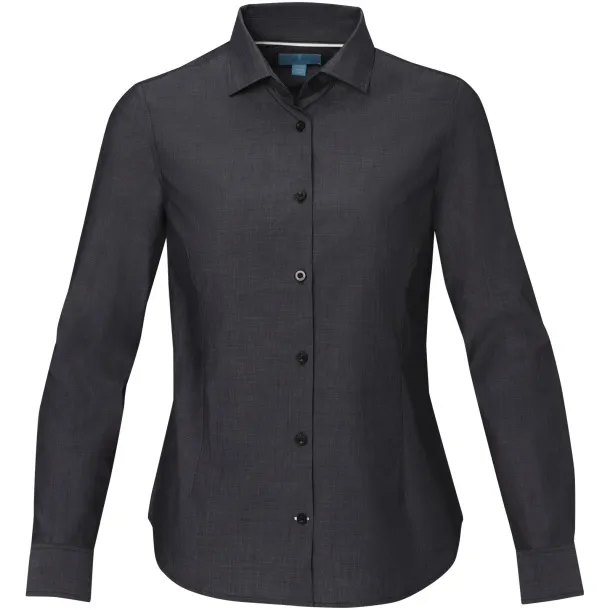 Cuprite Ženska košulja dugih rukava od organskog pamuka - Elevate NXT Crna