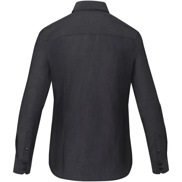 Cuprite long sleeve women's GOTS organic shirt - Elevate NXT Solid black