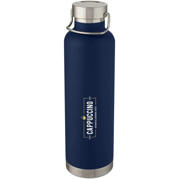 Thor 1 L copper vacuum insulated sport bottle Dark blue