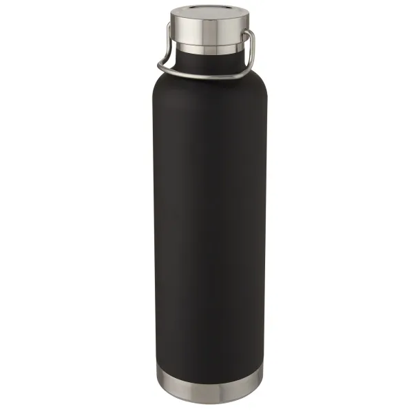 Thor 1 L copper vacuum insulated sport bottle Solid black