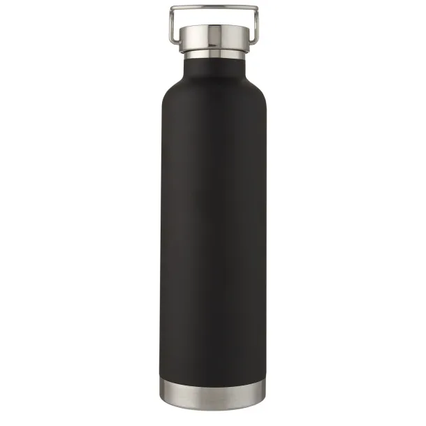 Thor 1 L copper vacuum insulated sport bottle Solid black