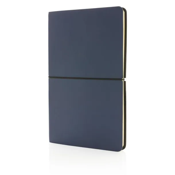  Modern deluxe softcover A5 notebook - XD Collection Navy Blue 