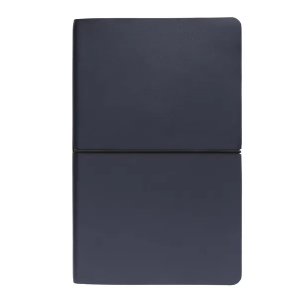  Modern deluxe softcover A5 notebook - XD Collection Navy Blue 