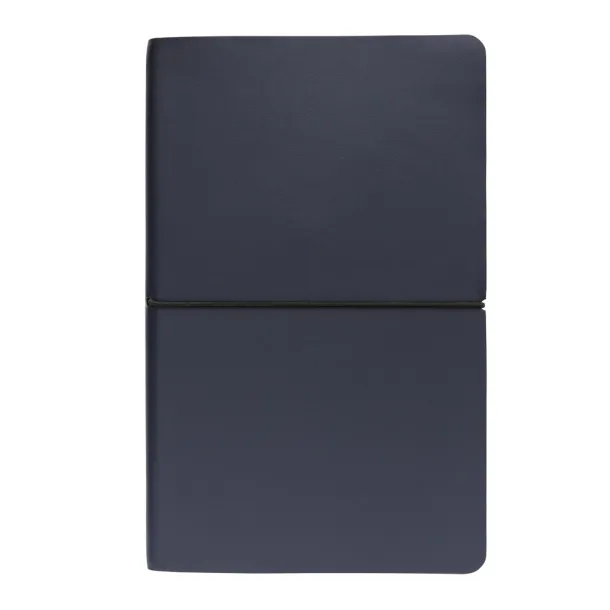  Modern deluxe softcover A5 notebook - XD Collection Navy Blue 