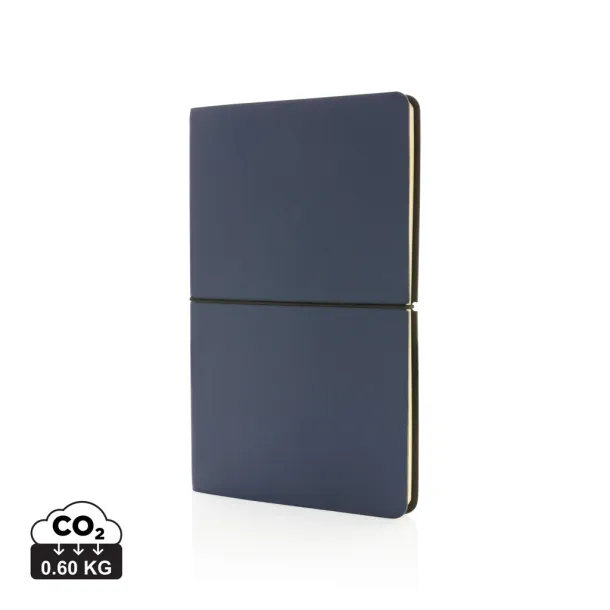  Modern deluxe softcover A5 notebook - XD Collection Navy Blue 