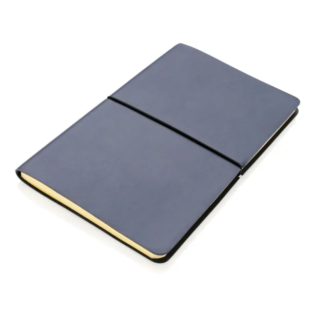  Modern deluxe softcover A5 notebook - XD Collection Navy Blue 