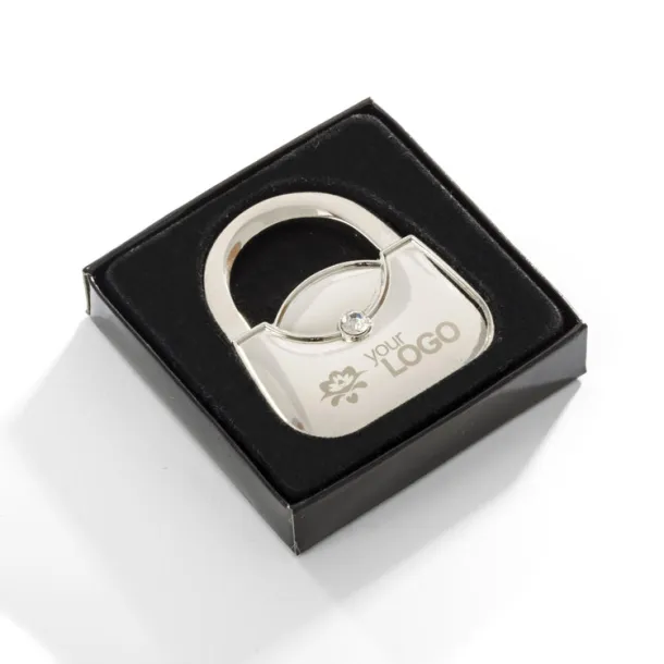 LADY Bag hanger srebrny