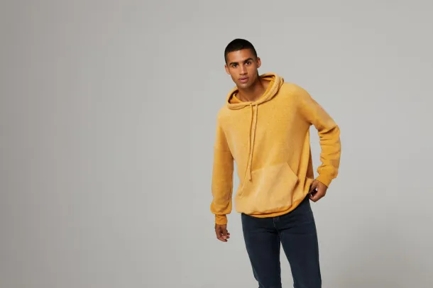  Unisex Sueded Fleece Pullover Hoodie - Bella+Canvas Heather Mustard