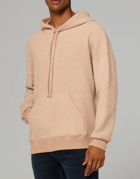  Unisex Sueded Fleece Pullover Hoodie - Bella+Canvas Heather Oat