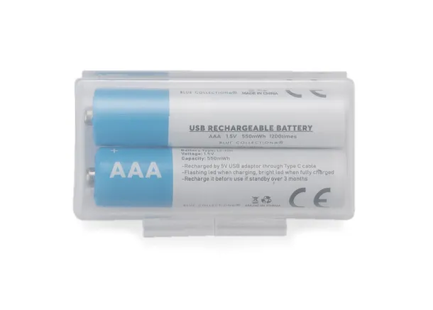  AAA rechargeable batteries 450 mAh Transparent