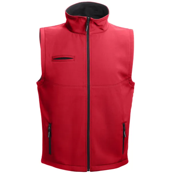 BAKU unisex softshell prsluk Crvena