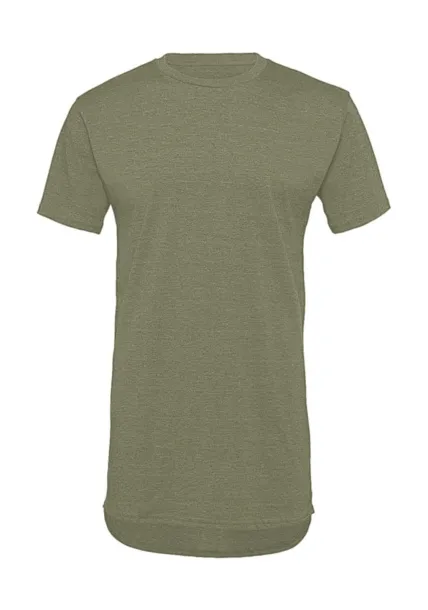  Men's Long Body Urban Tee - Bella+Canvas Heather Stone