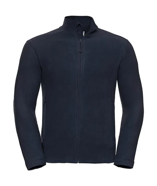  Men's Full Zip Microfleece - Russell  French Navy