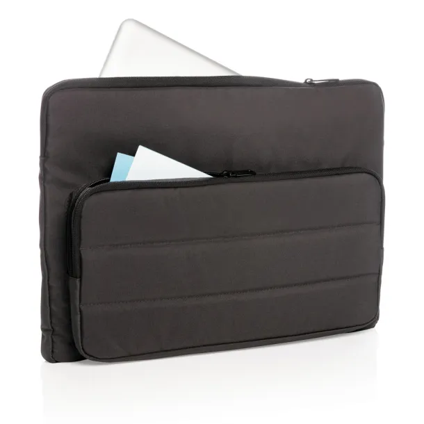  Impact AWARE™ RPET 15,6"laptop sleeve - XD Xclusive Black 