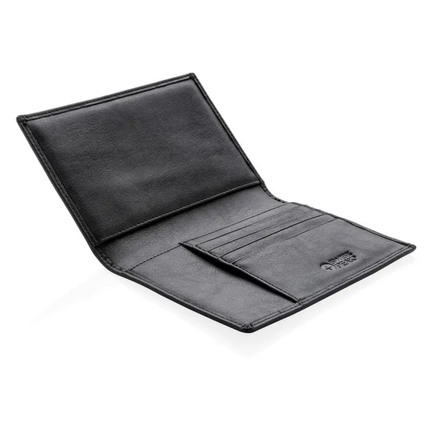  Swiss Peak RFID anti-skimming passport holder - Swiss Peak Black 