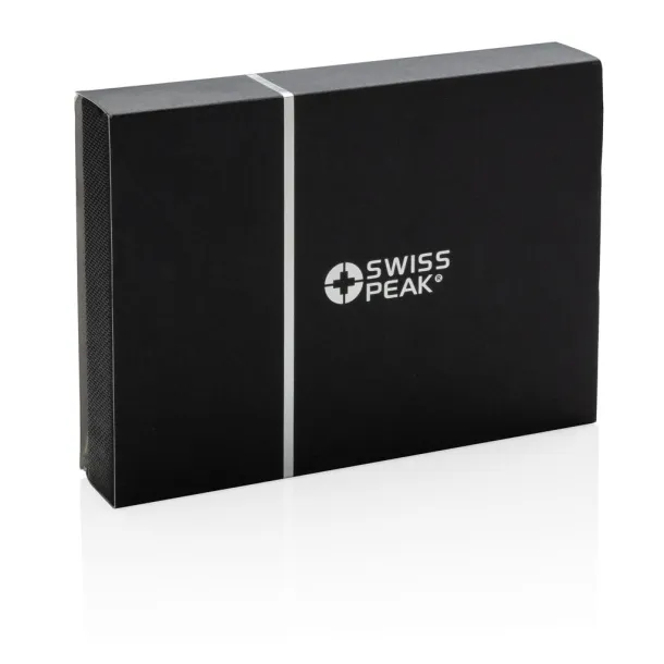  Swiss Peak RFID anti-skimming passport holder - Swiss Peak Black 