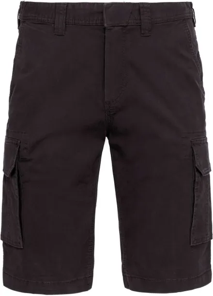  MEN'S MULTIPOCKET BERMUDA SHORTS - Kariban Tamno siva