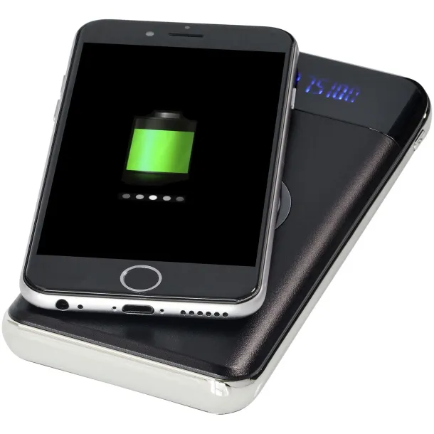 Constant 10.000 mAh wireless power bank with LED - Unbranded Solid black