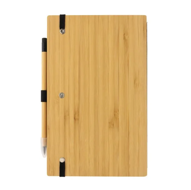  Set notes i beskonačna olovka od FSC® bambusa, A5 - XD Collection Smeđa