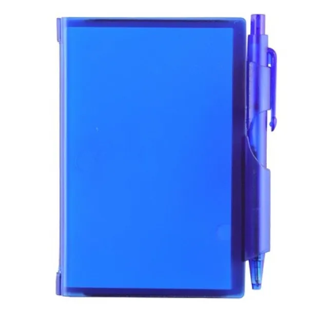  Notebook approx. A7 with ball pen navy blue